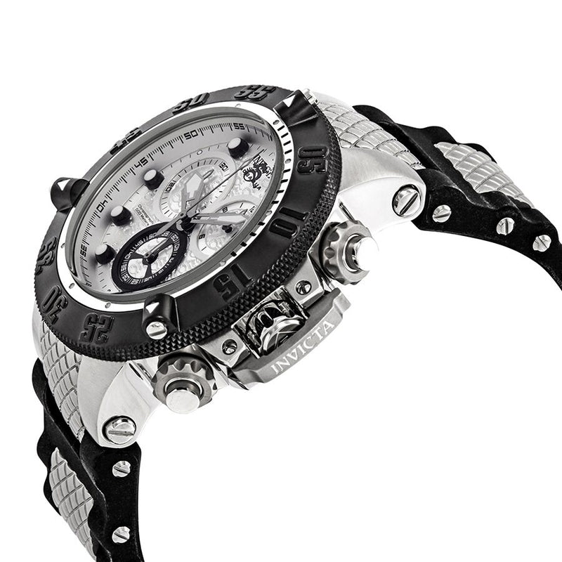 Invicta Subaqua Chronograph Antique Silver Dial Men's Watch #90115 - Watches of America #2