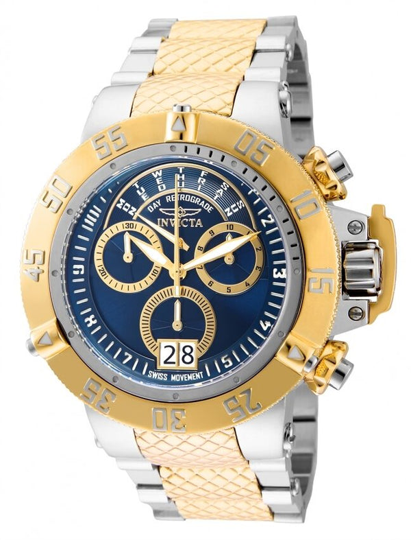 Invicta Subaqua Chronograph Quartz Blue Dial Men's Watch #31883 - Watches of America