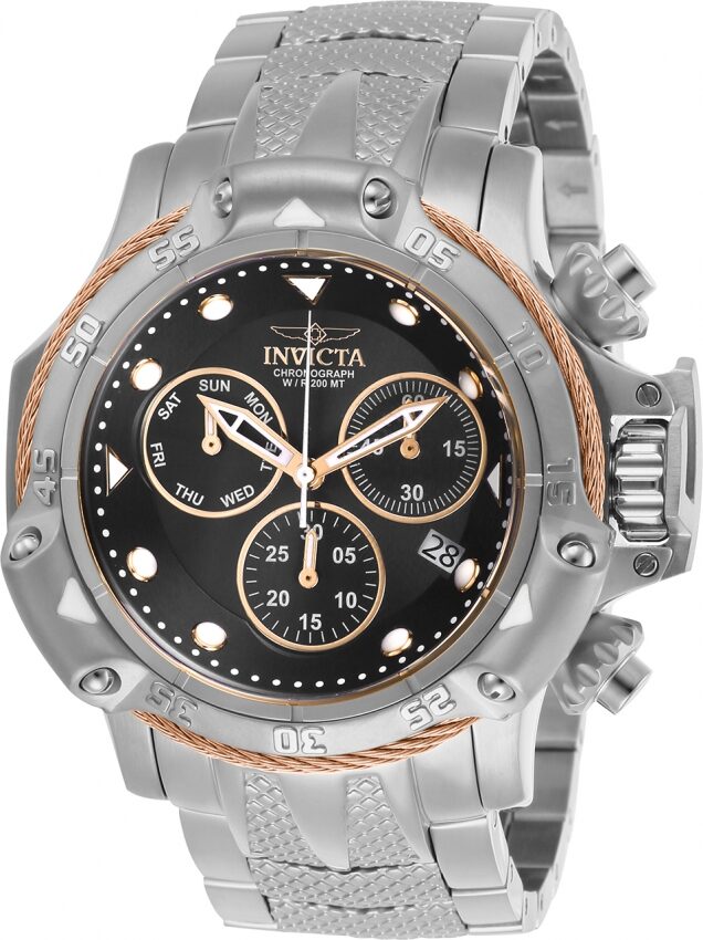 Invicta Subaqua Chronograph Quartz Black Dial Men's Watch #26723 - Watches of America