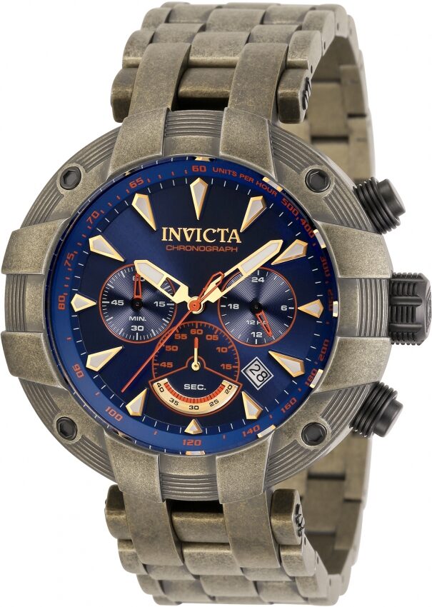 Invicta Subaqua Chronograph Quartz Blue Dial Men's Watch #32221 - Watches of America