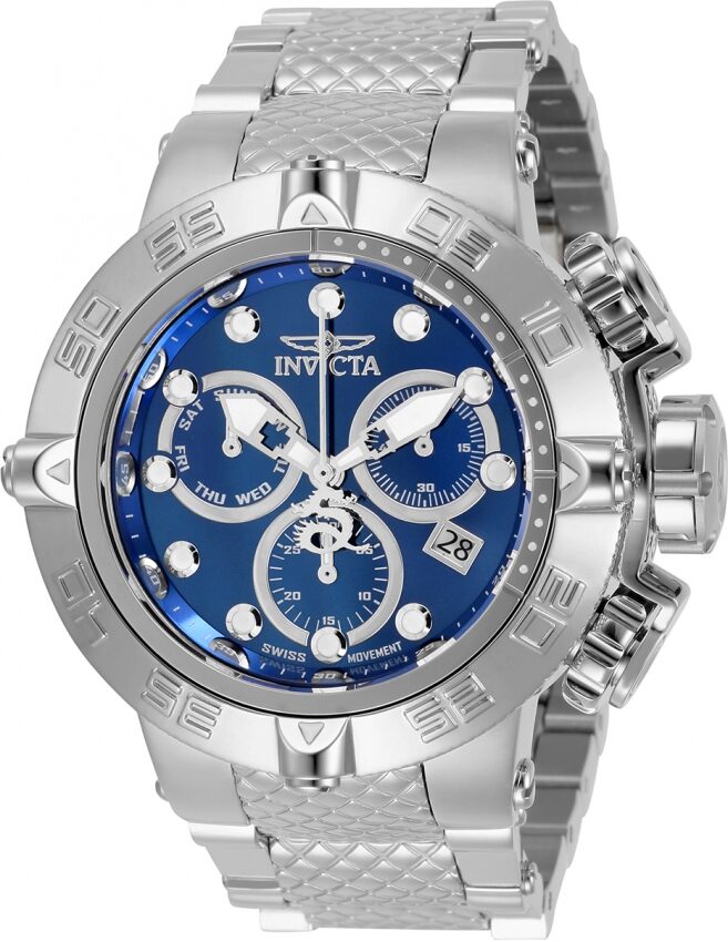 Invicta Subaqua Chronograph Quartz Blue Dial Men's Watch #32972 - Watches of America
