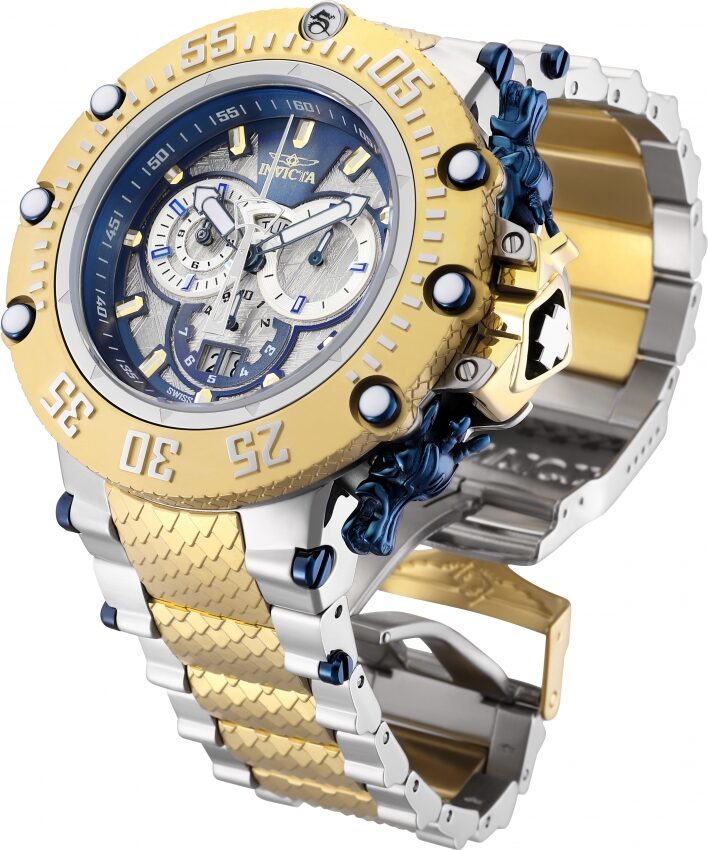 Invicta Subaqua Chronograph Quartz Blue and Silver Dial Men's Watch #32111 - Watches of America #2
