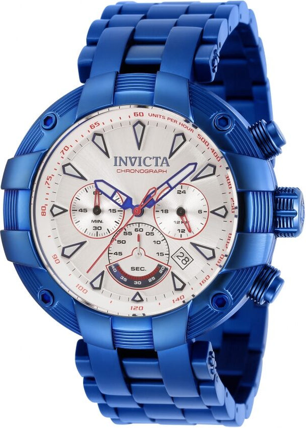 Invicta Subaqua Chronograph Quartz Silver Dial Men's Watch #32218 - Watches of America