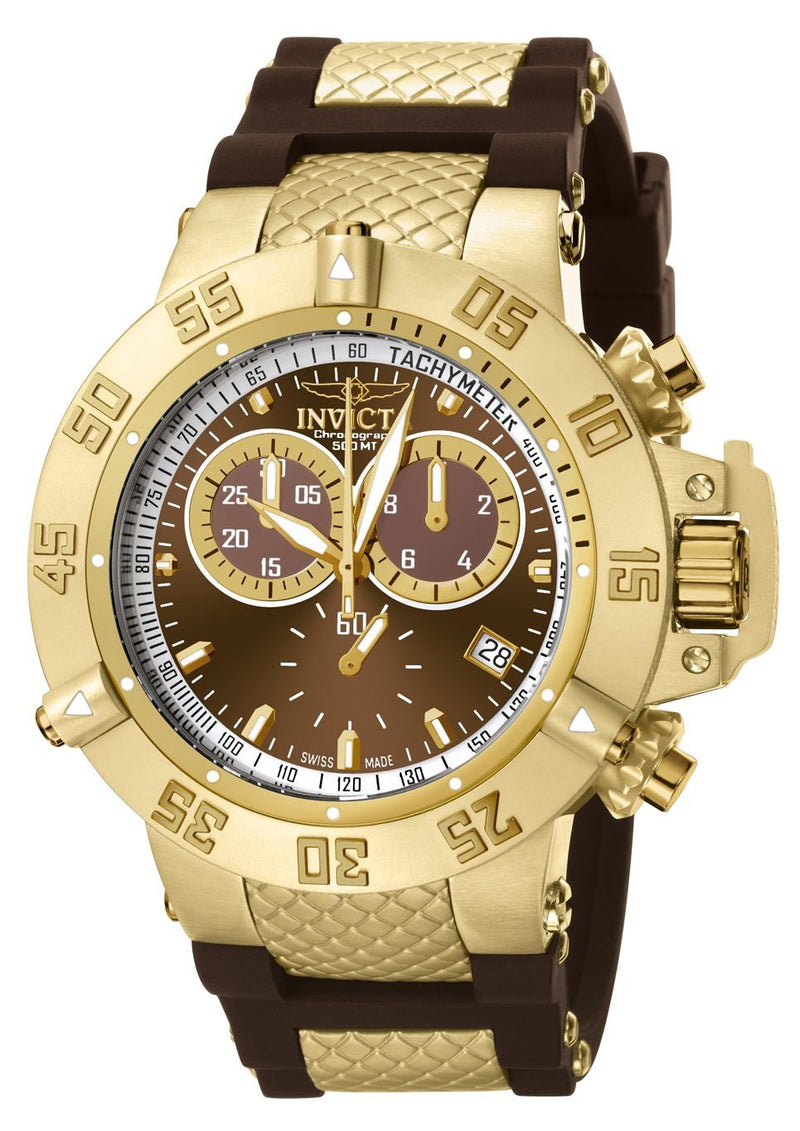Invicta Subaqua Collection Gold-Tone Chronograph Men's Watch #5516 - Watches of America