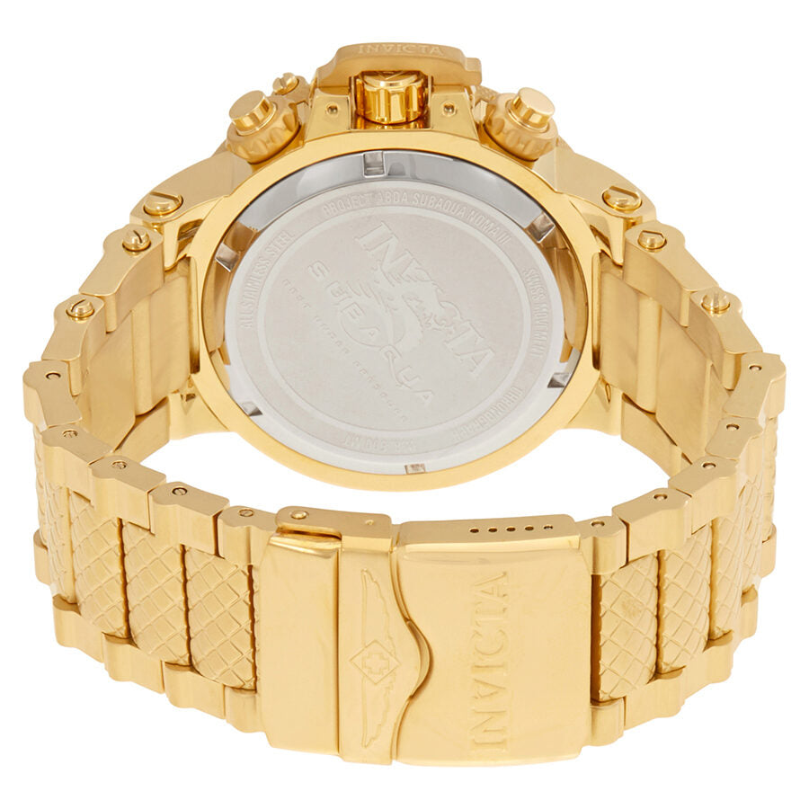 Invicta Subaqua Noma III Chronograph Gold Dial Men's Watch #5403 - Watches of America #3