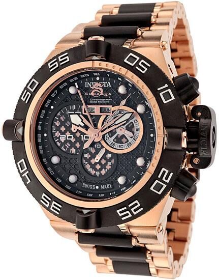 Invicta Subaqua Noma IV Chronograph Black Dial Men's Watch #6541 - Watches of America