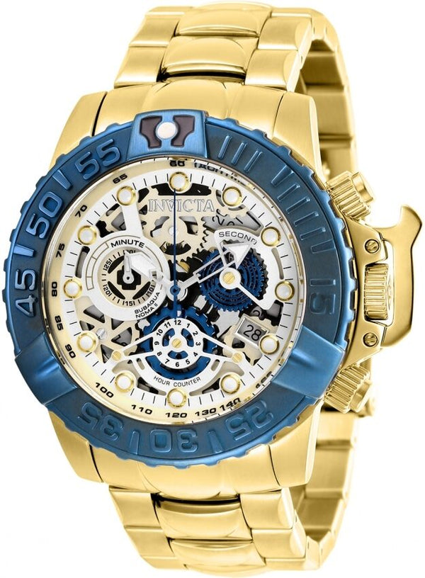 Invicta Subaqua Noma Reserve Chronograph Skeleton Dial Men's Watch #18237 - Watches of America