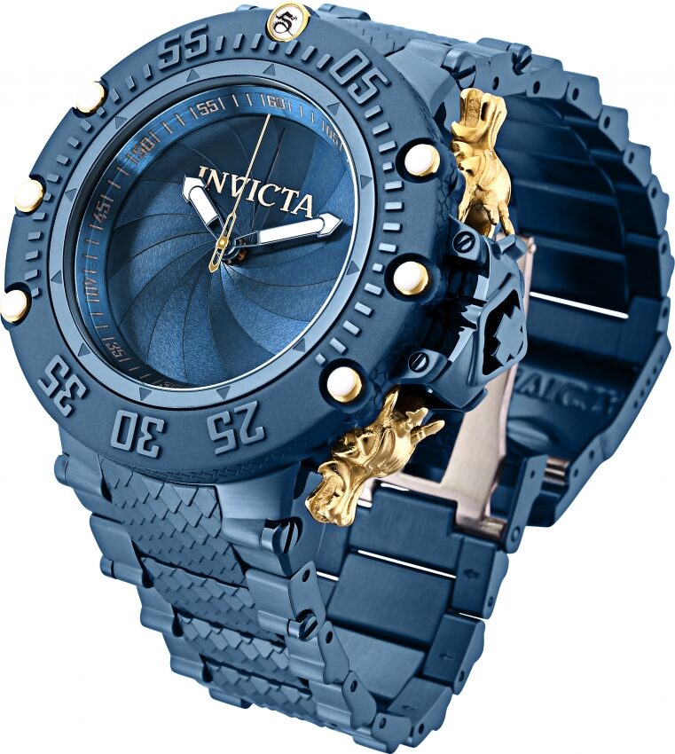 Invicta Subaqua Noma V Shutter Chronograph Quartz Blue Dial Men's Watch #32954 - Watches of America #2