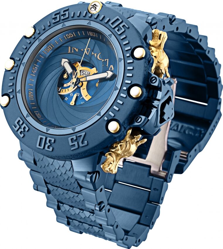 Invicta Subaqua Noma V Shutter Chronograph Quartz Blue Dial Men's Watch #32954 - Watches of America #3