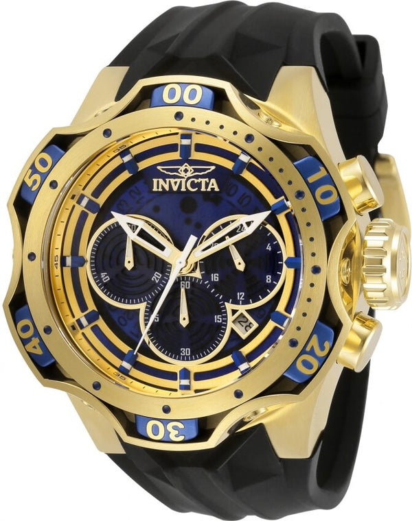 Invicta Venom Chronograph Quartz Blue Dial Men's Watch #33637 - Watches of America