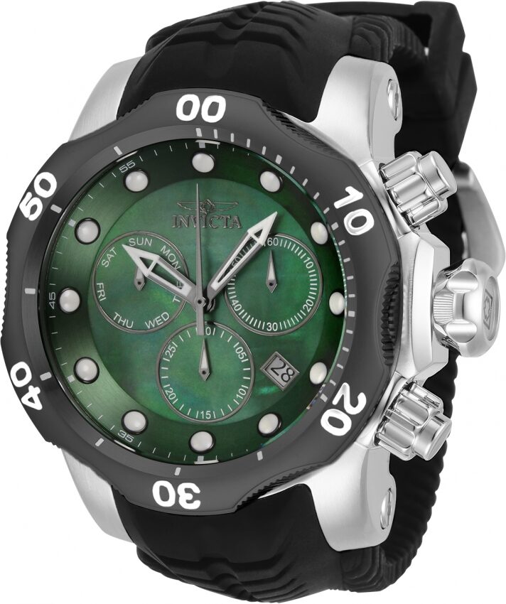 Invicta Venom Chronograph Quartz Green Dial Men's Watch #33306 - Watches of America