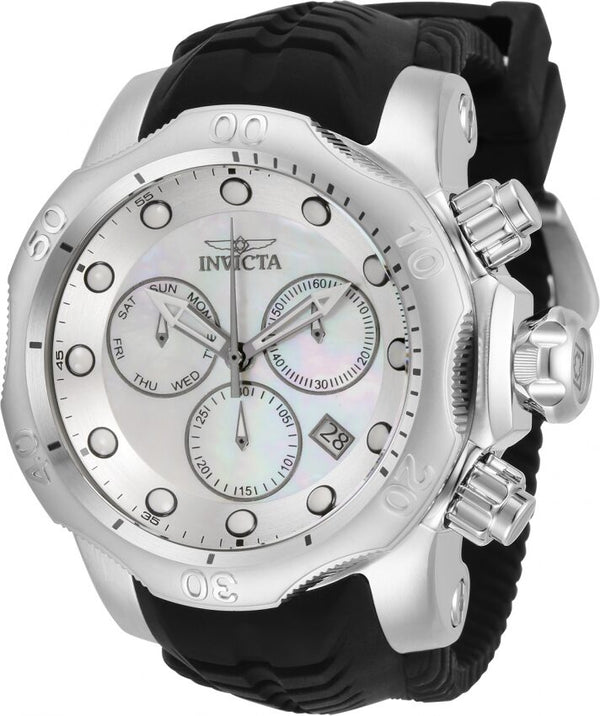 Invicta Venom Chronograph Quartz Silver Dial Men's Watch #33303 - Watches of America