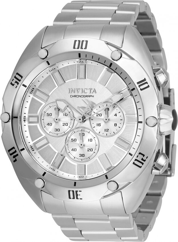 Invicta Venom Chronograph Quartz Silver Dial Men's Watch #33749 - Watches of America