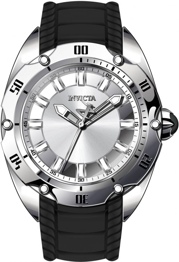 Invicta Venom Quartz Silver Dial Men's Watch #33653 - Watches of America