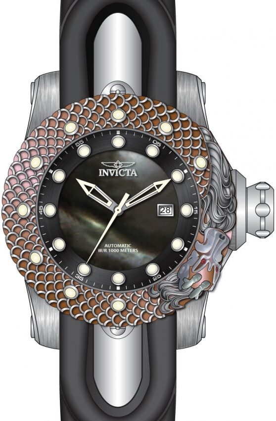 Invicta Venom Subaqua Dragon Automatic Black Dial Men's Watch #33599 - Watches of America