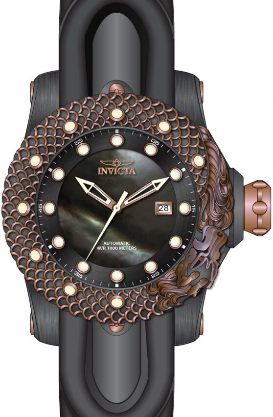 Invicta Venom Subaqua Dragon Automatic Black Dial Men's Watch #33602 - Watches of America