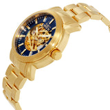 Invicta Vintage Automatic Gold Skeleton Dial Men's Watch #22575 - Watches of America #2