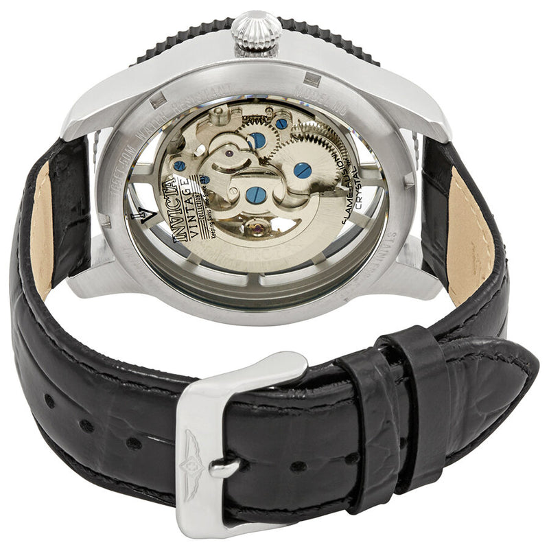 Invicta Vintage Automatic Silver Skeleton Dial Men's Watch #23637 - Watches of America #3