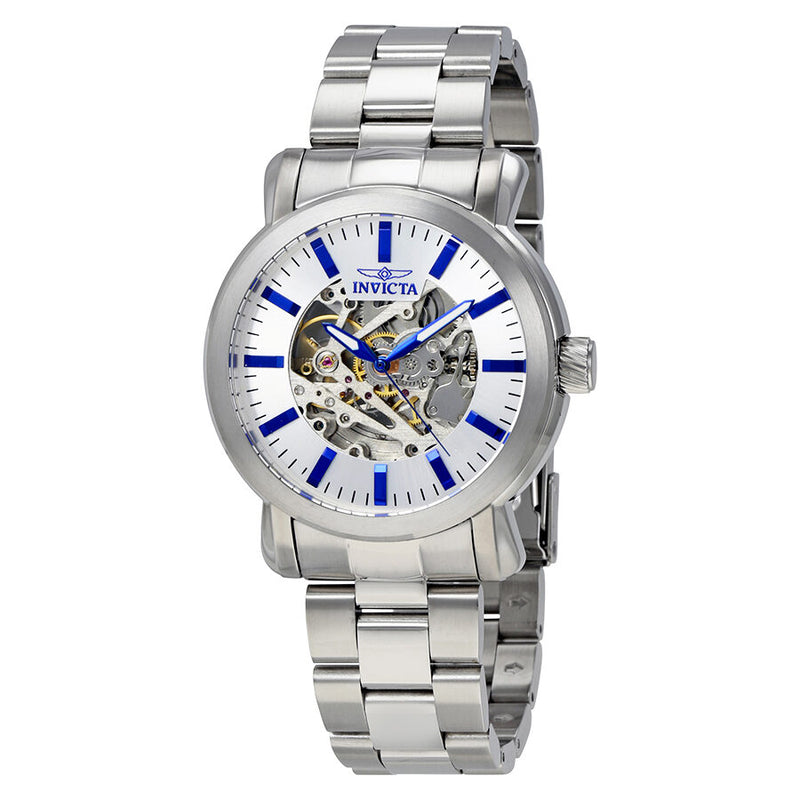 Invicta Vintage Objet D Art Automatic Silver Dial Men's Watch #22573 - Watches of America