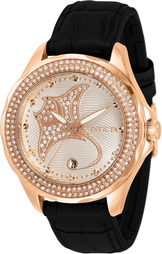 Invicta Wildflower Manta Ray Quartz Crystal Ladies Watch #32668 - Watches of America