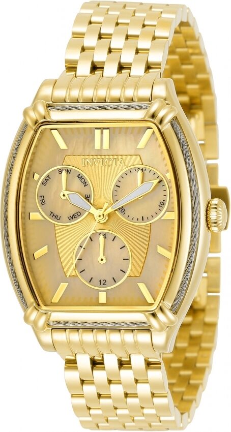 Invicta Wildflower Quartz Champagne Dial Ladies Watch #30864 - Watches of America