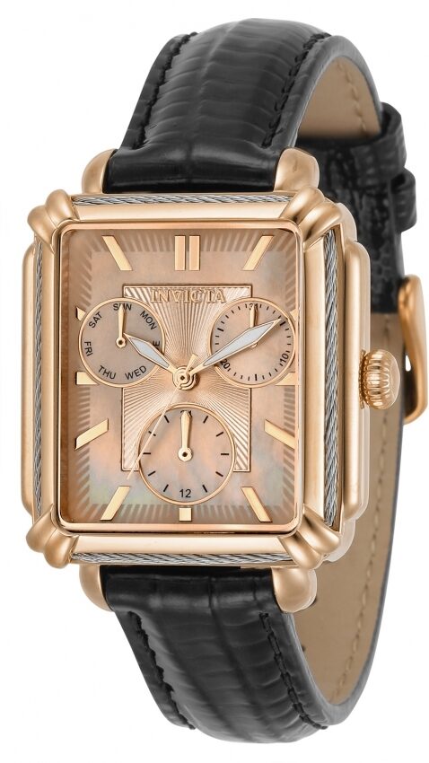 Invicta Wildflower Quartz Rose Gold Dial Ladies Watch #30860 - Watches of America