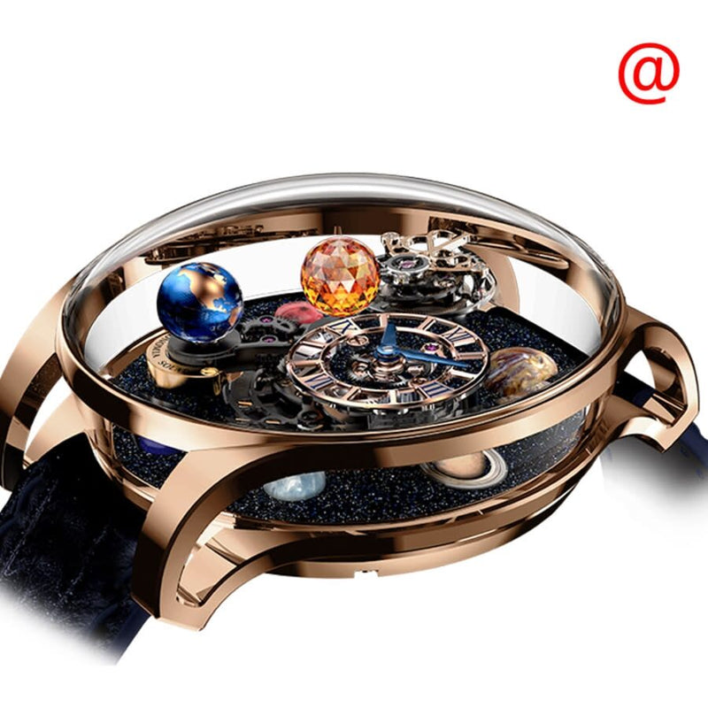Jacob & Co. Astronomia Solar Planets Tourbillon Hand Wind Watch #AS300.40.AP.AK.A - Watches of America