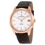 Jaeger LeCoultre Geophysic True Second 18kt Everose Gold Date Automatic Men's Watch #Q8012520 - Watches of America