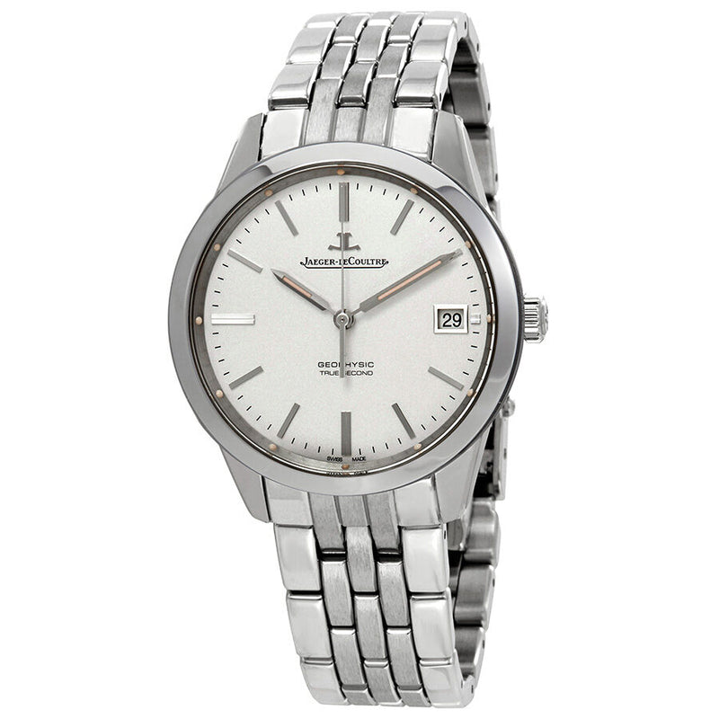 Jaeger LeCoultre Geophysic True Second Automatic Silver Dial Men's Watch #Q8018120 - Watches of America