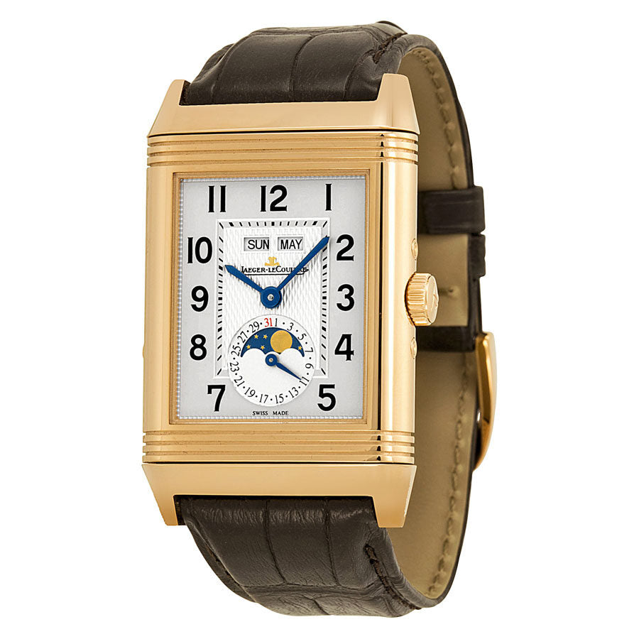 Jaeger LeCoultre Grande Reverso Calendar Rose Gold Men s Watch