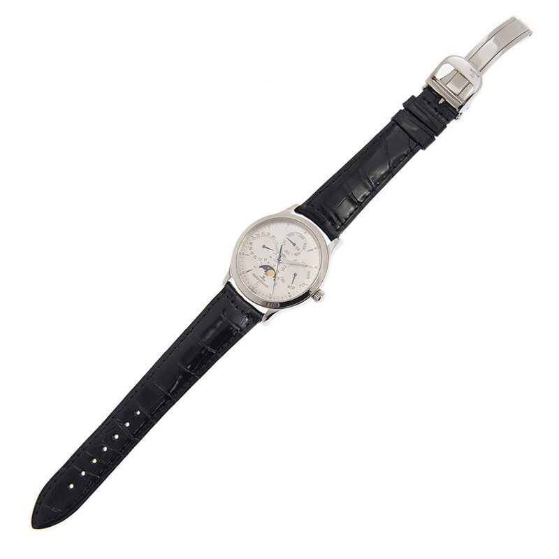 Jaeger LeCoultre Master Ultra Thin Perpetual Automatic Silver Dial Men's Watch #Q149842A - Watches of America #2