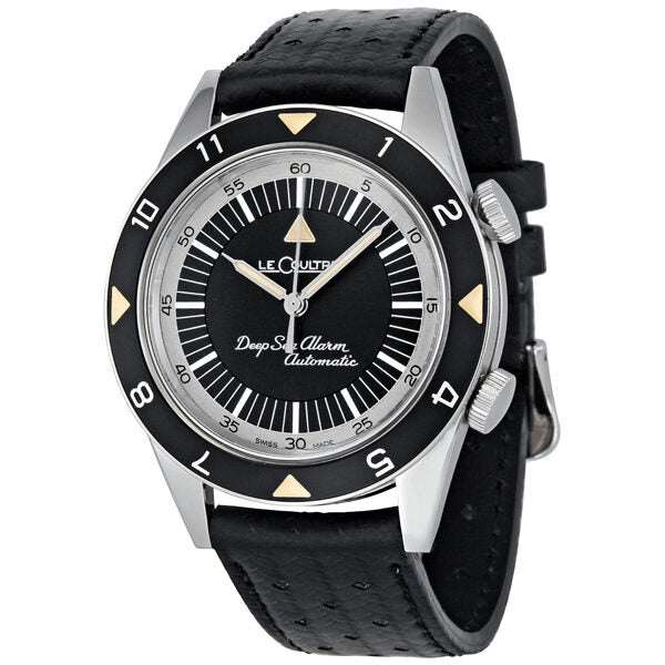 Jaeger LeCoultre Memovox Tribute to Deep Sea Black Dial Automatic Men's Watch #Q2028440 - Watches of America