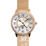 Jaeger LeCoultre Rendez-vous Joaillerie Mother of Pearl Dial 18K Pink Gold Diamond Ladies Watch #Q3432490 - Watches of America