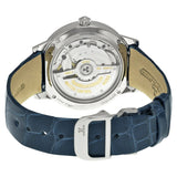 Jaeger LeCoultre Rendez-Vous Silver Dial Diamond Bezel Blue Leather Ladies Watch #Q3448420 - Watches of America #3