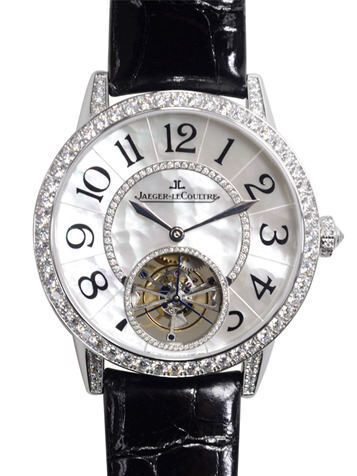 Jaeger LeCoultre Rendez-Vous Tourbillon Mother of Pearl Dial Ladies Watch #Q3413403 - Watches of America