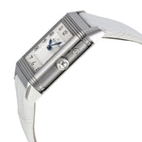 Jaeger LeCoultre Reverso Duetto Duo White Leather Ladies Watch #Q2698420 - Watches of America