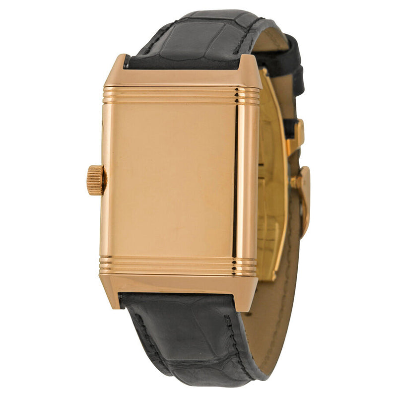 Jaeger LeCoultre Reverso Grande Taille Silver Dial Black Leather Men's Watch #Q2702421-BK - Watches of America #2