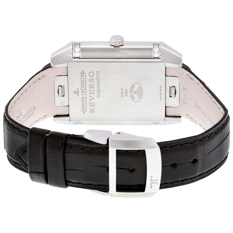 Jaeger LeCoultre Reverso Squadra Lady Duetto Silver and Black Dial Ladies Watch #Q7058430 - Watches of America #3