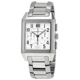 Jaeger LeCoultre Reverso Squadra Silver Dial Chronograph Men's Watch #Q7018120 - Watches of America
