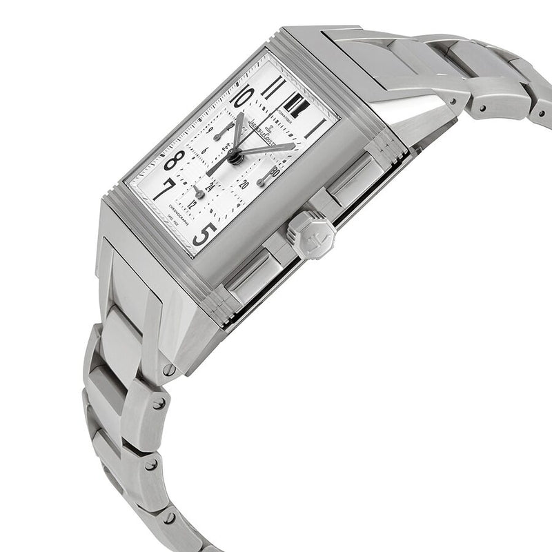 Jaeger LeCoultre Reverso Squadra Silver Dial Chronograph Men's Watch #Q7018120 - Watches of America #2