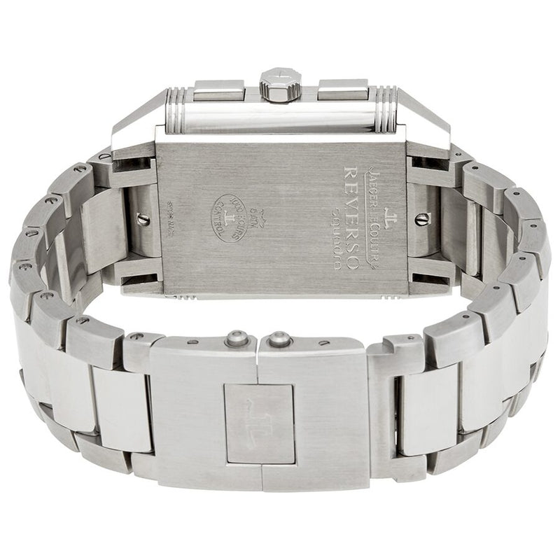 Jaeger LeCoultre Reverso Squadra Silver Dial Chronograph Men's Watch #Q7018120 - Watches of America #3