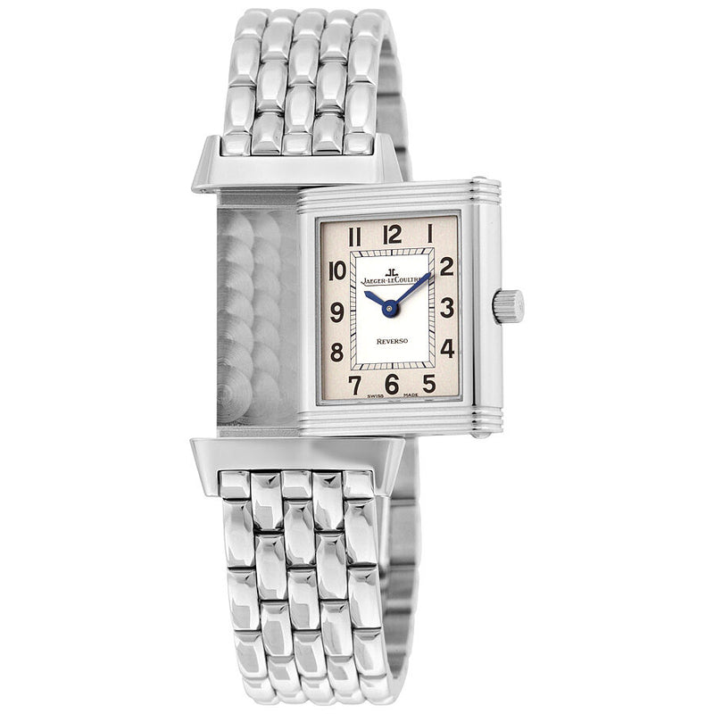 Jaeger LeCoultre Reverso White Dial Stainless Steel Ladies Watch #Q2608110 - Watches of America #5