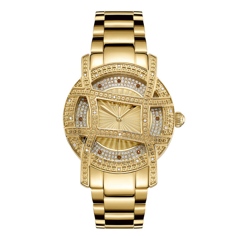 JBW 10 YR Anniversary Women's Olympia 0.20 ctw Diamond 18K Gold-plated  Watch #JB-6214-10B - Watches of America