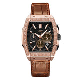 JBW Echelon Chronograph Quartz Diamond Grey Dial Men's Watch #J6379D - Watches of America