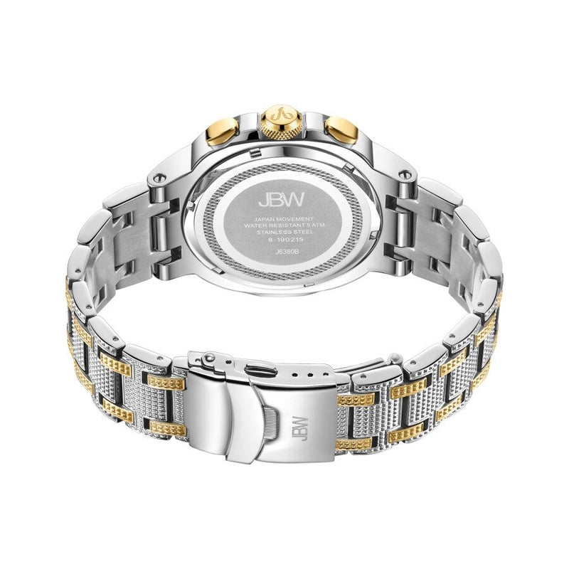 JBW Heist Quartz Diamond Gold Dial Men's Watch #J6380B - Watches of America #3