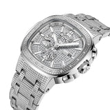 JBW Heist Quartz Diamond Silver Dial Men's Watch #J6380D - Watches of America #2