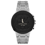 JBW Heist Quartz Diamond Silver Dial Men's Watch #J6380D - Watches of America #5