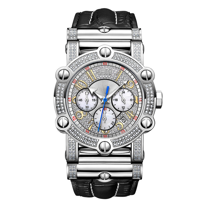 JBW Men's 10 YR Anniversary Phantom 1.96 ctw Diamond & Chronograph Watch #JB-6215-10A - Watches of America