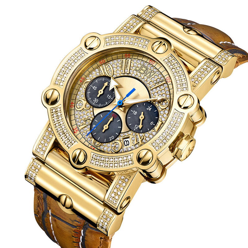 JBW Men's 10 YR Anniversary Phantom 1.96 ctw Diamond & Chronograph Watch #JB-6215-10C - Watches of America #2