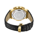 JBW 10 YR Anniversary Saxon 0.16 ctw Diamond and 18K Gold-plated Men's Watch #JB-6101L-10A - Watches of America #3